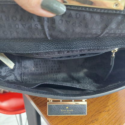 Kate Spade Black Elysse Braxton Place Convertible Crossbody Bag | Pre Loved |