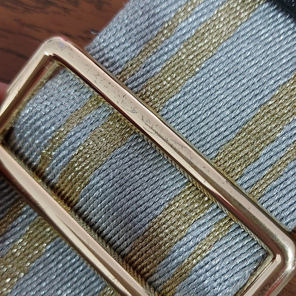 Marc Jacobs Gold/Silver Leather Snapshot Camera Crossbody Bag | Pre Loved |