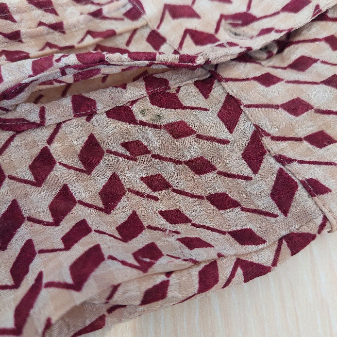 Next Peach & Red Printed Maxi Dress | Pre Loved |