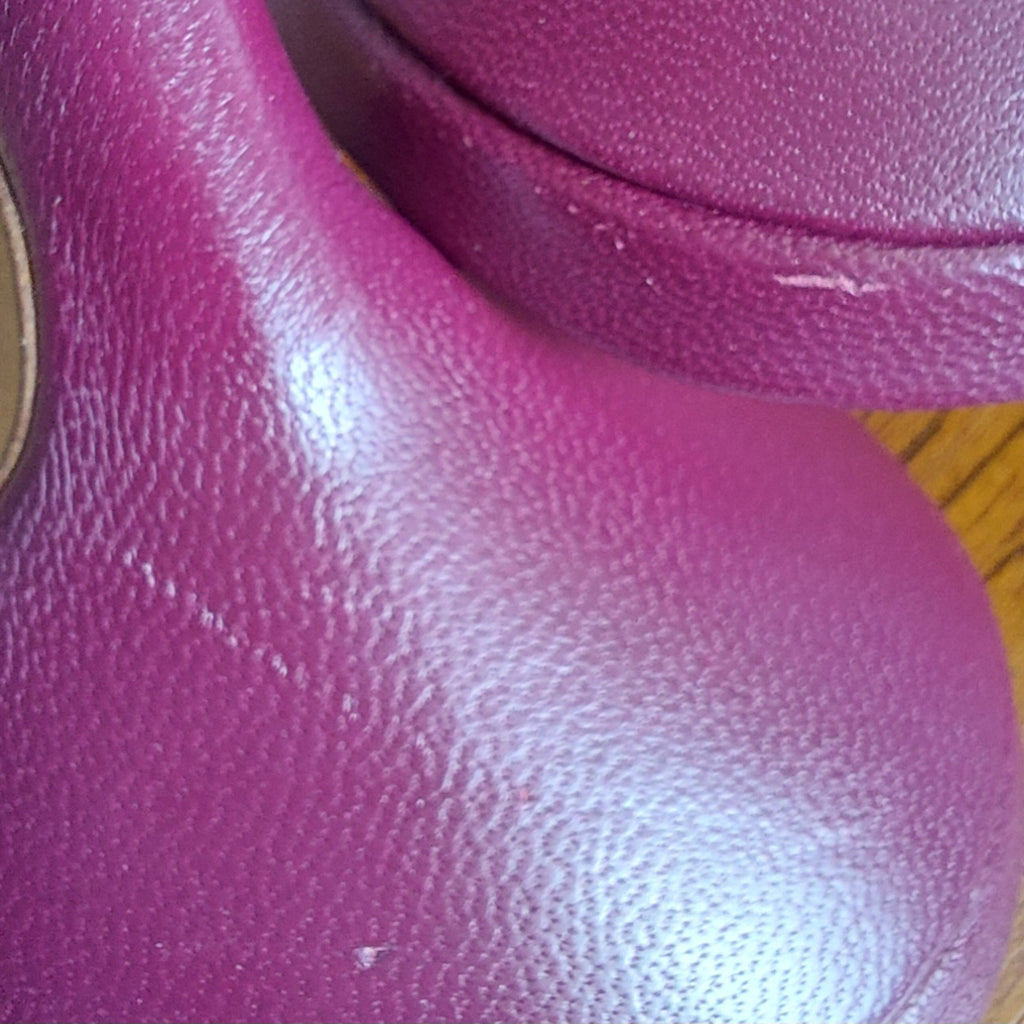 Malone Souliers Pink Raffia Maisie Mules | Pre Loved |