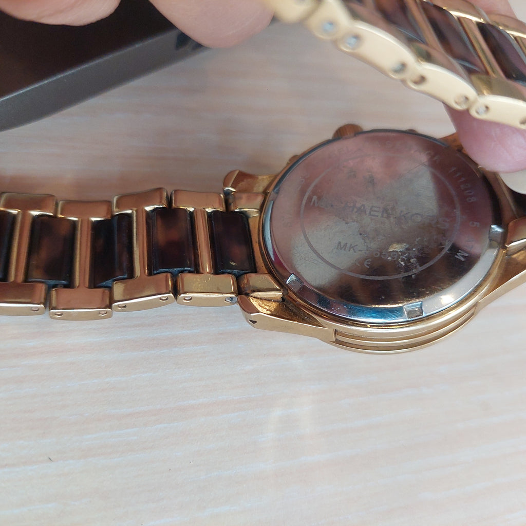 Michael Kors MK5659 Chronograph Gold Gradient Watch | Pre Loved |