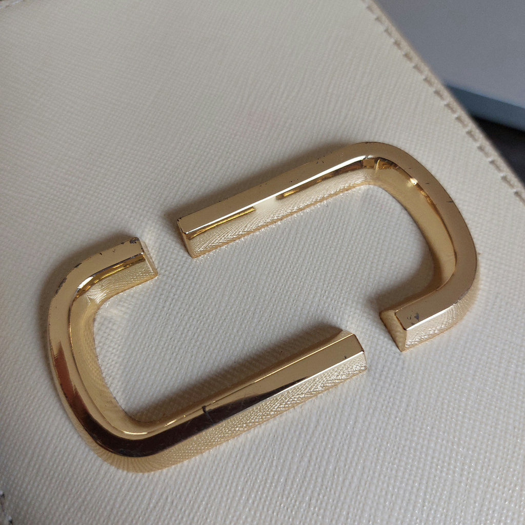 Marc Jacobs Beige & Black Multi Snapshot Crossbody Bag | Pre Loved |