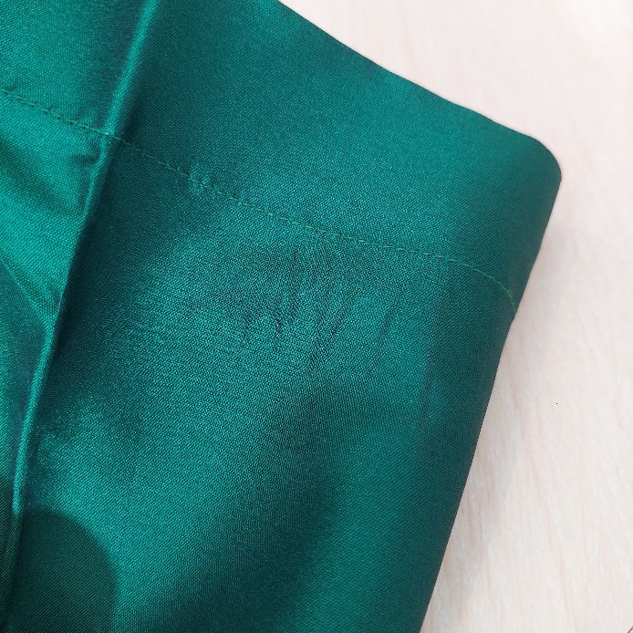 Sanober Azfar Emerald Green Block Print Outfit (3 Pieces) | Pre Loved |