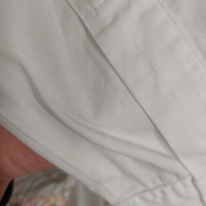 Ninety White Embroidered Collared Shirt | Gently Used |