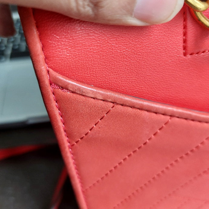 Tory Burch Alexa Red Convertible Shoulder Bag | Pre Loved |