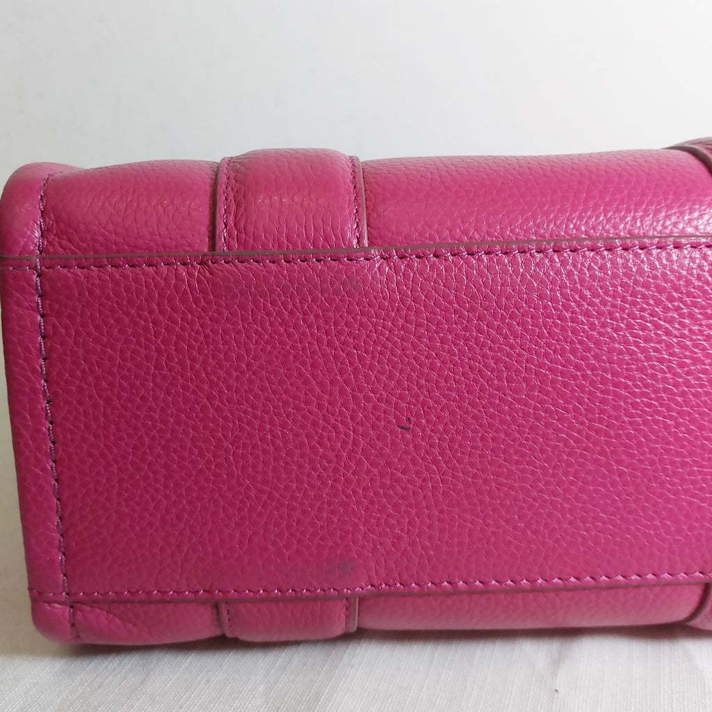 Marc Jacobs Hot Pink The Leather Small Tote Bag | Pre Loved |