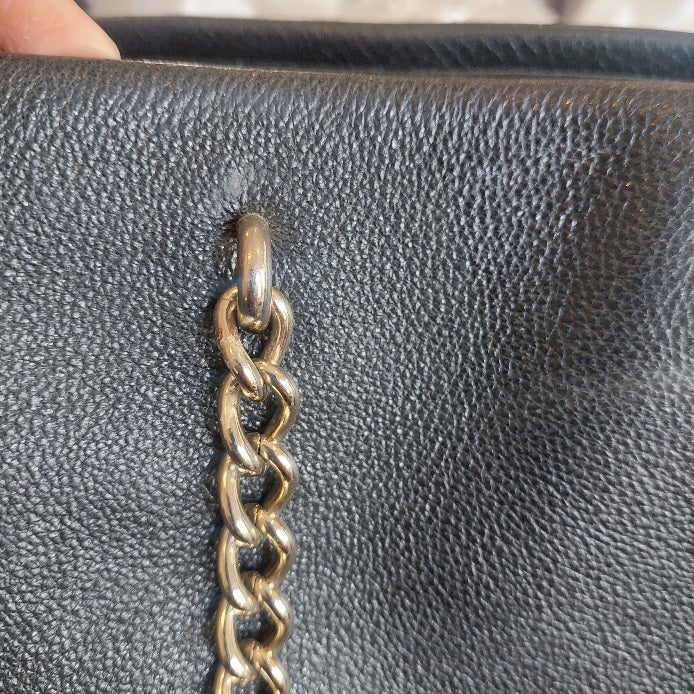 Kate Spade Black Leather Triple Compartment Shoulder Bag | Pre Loved |