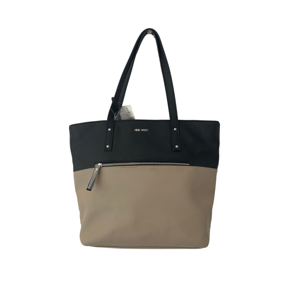 Nine West Greige & Black Shoulder Bag | Brand New |