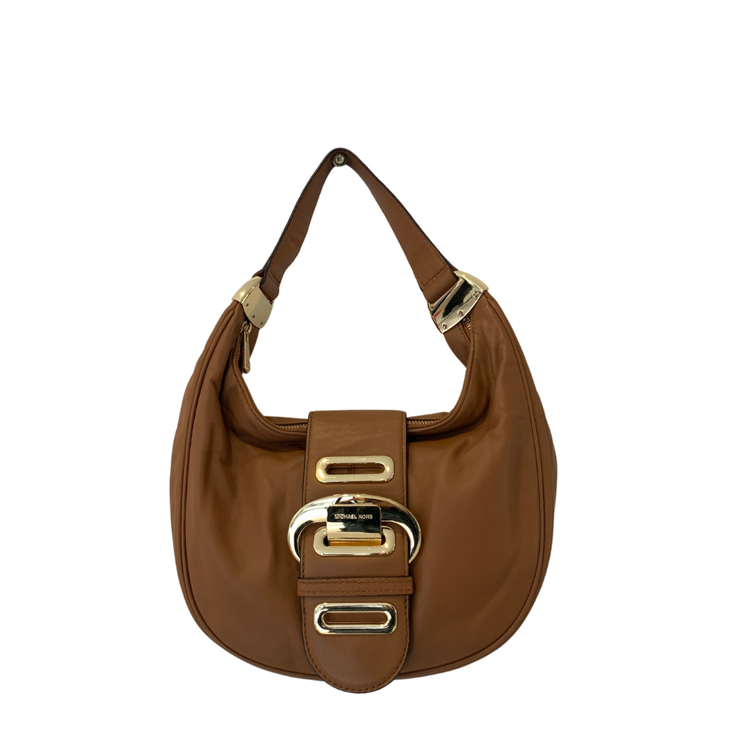 Michael Kors Tan Leather Shoulder Bag | Pre Loved |