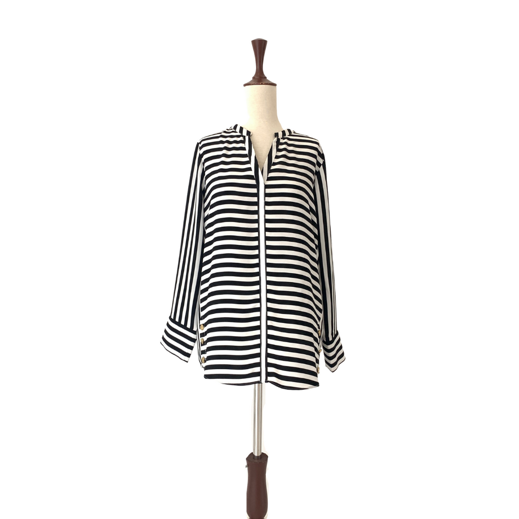 Wallis Black & White Striped Top | Gently Used |