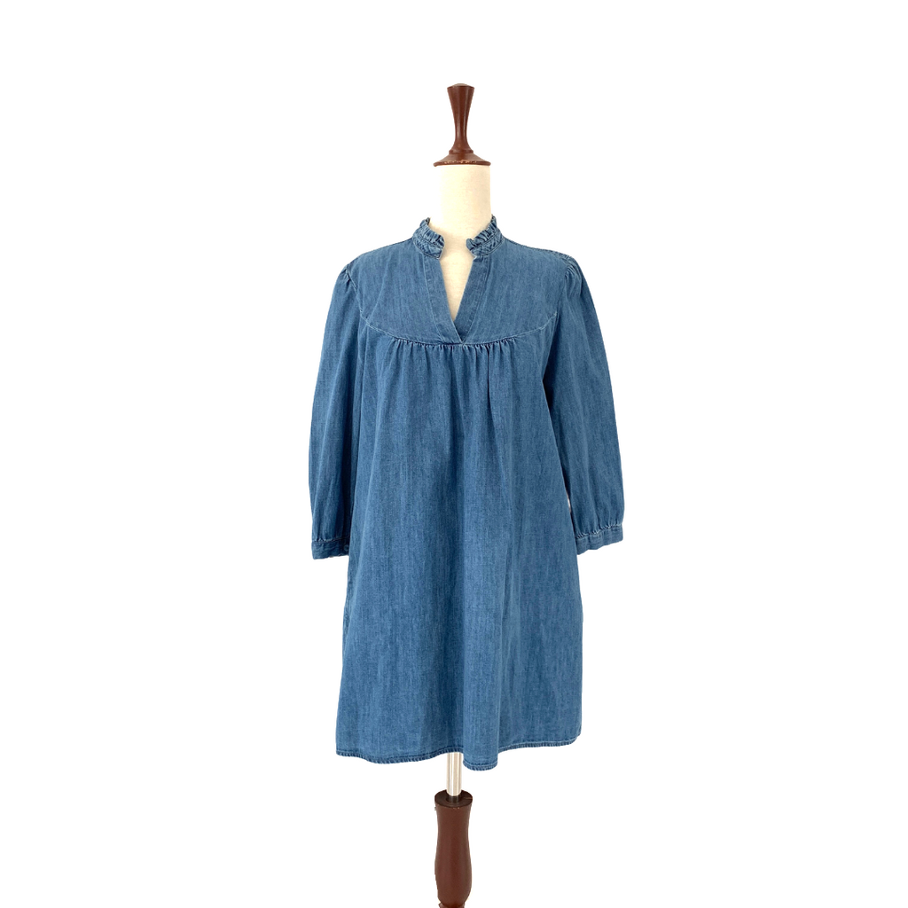ZARA Blue Denim Tunic | Gently Used |