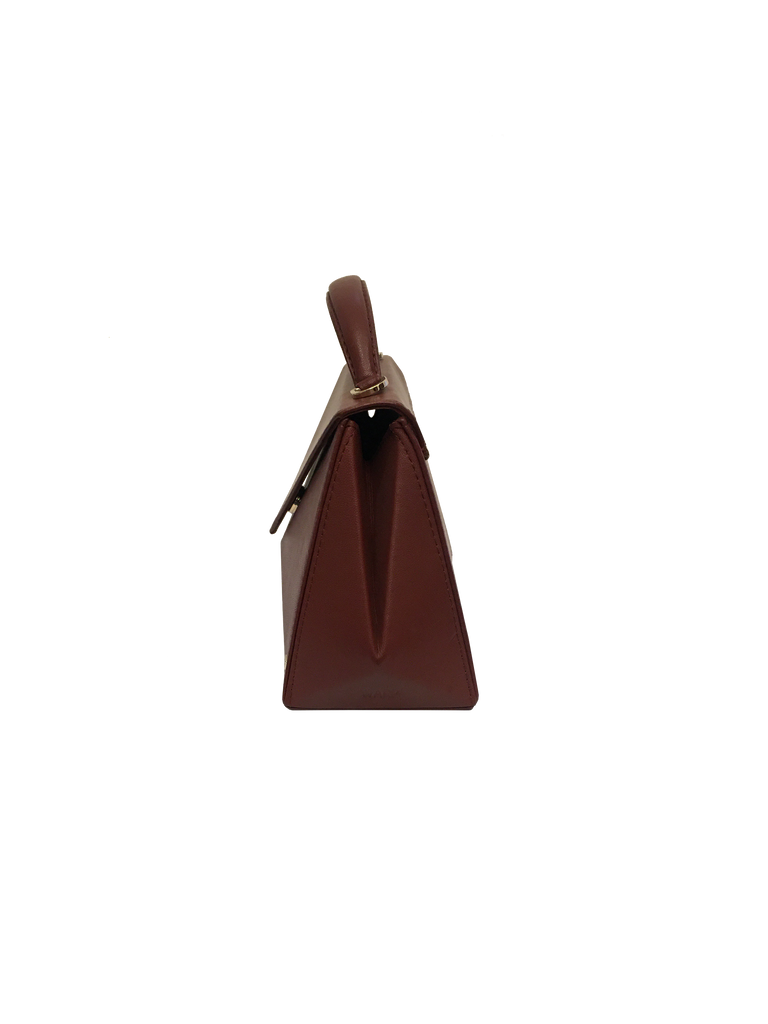 Warp Tan Leather Flap Bag | Sample |