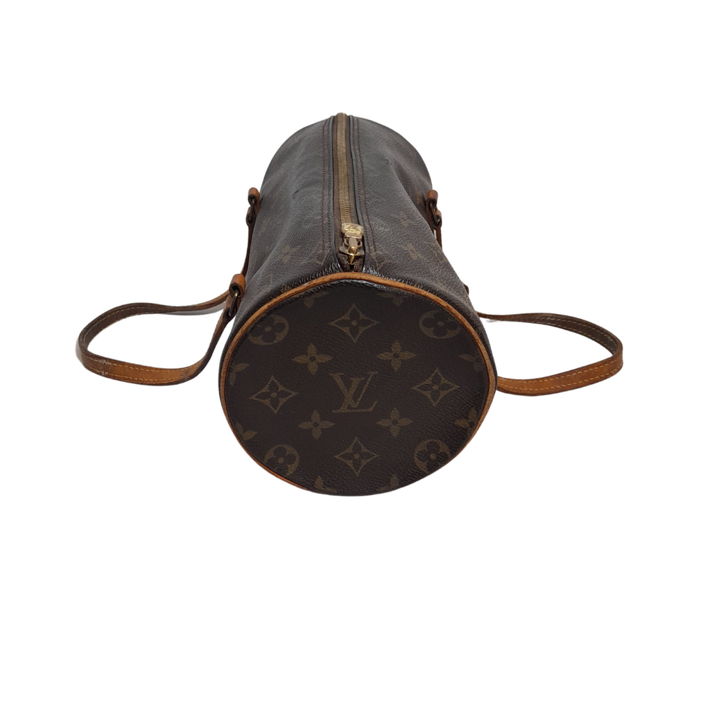 Louis Vuitton Brown Monogram Coated Canvas Papillon Bag | Pre Loved |