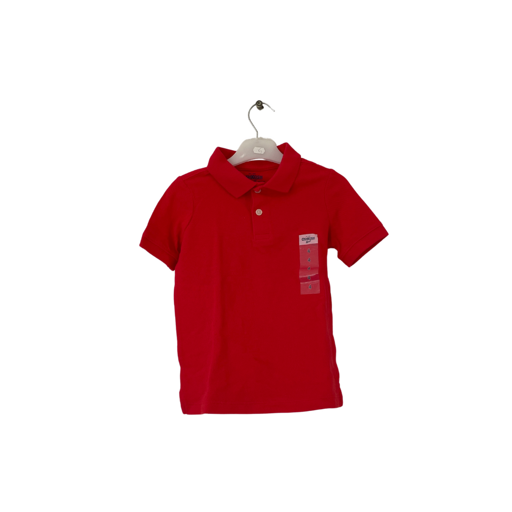Osh Kosh Red Polo Shirt (4 years) | Brand New |