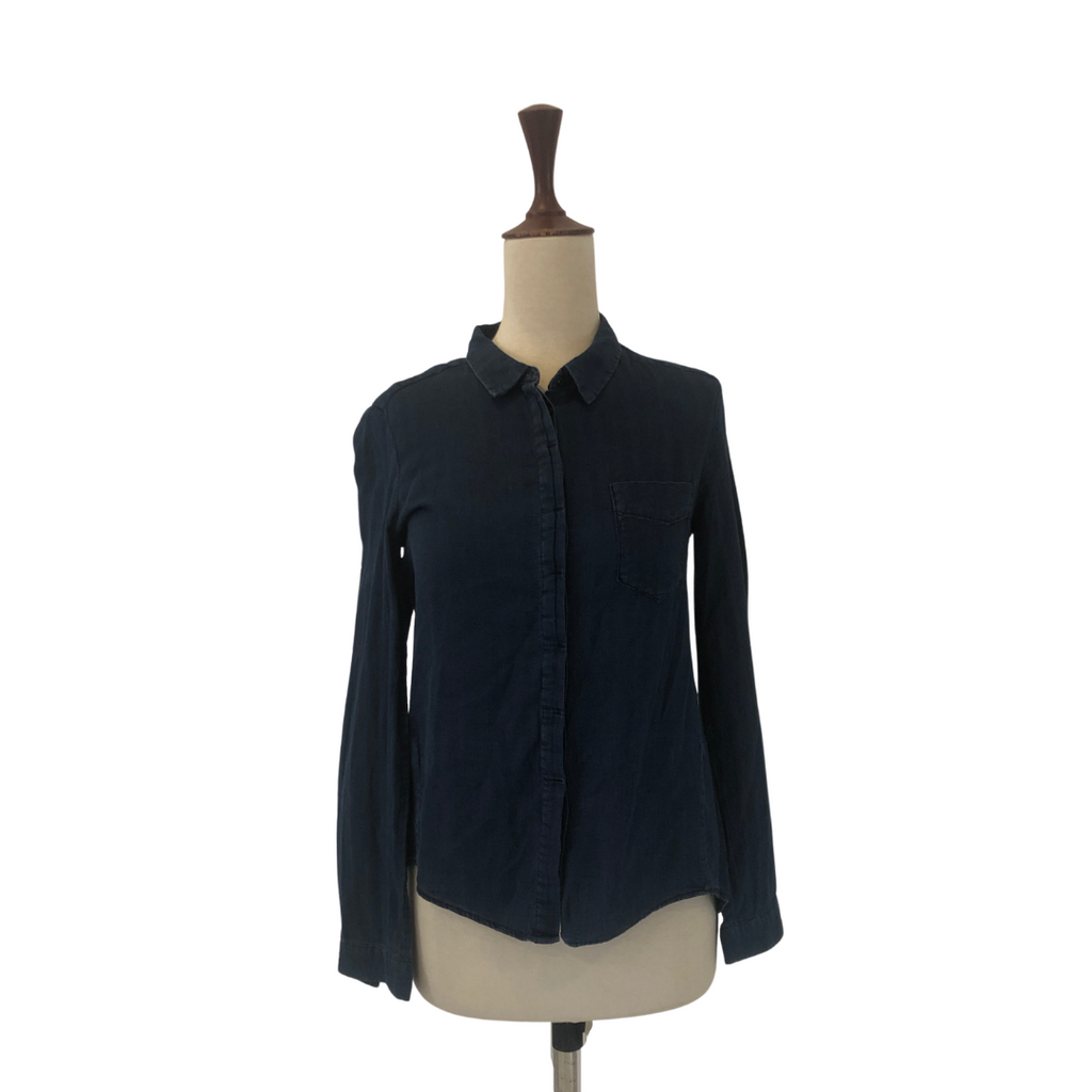 ZARA Dark Blue Denim Shirt | Gently Used |