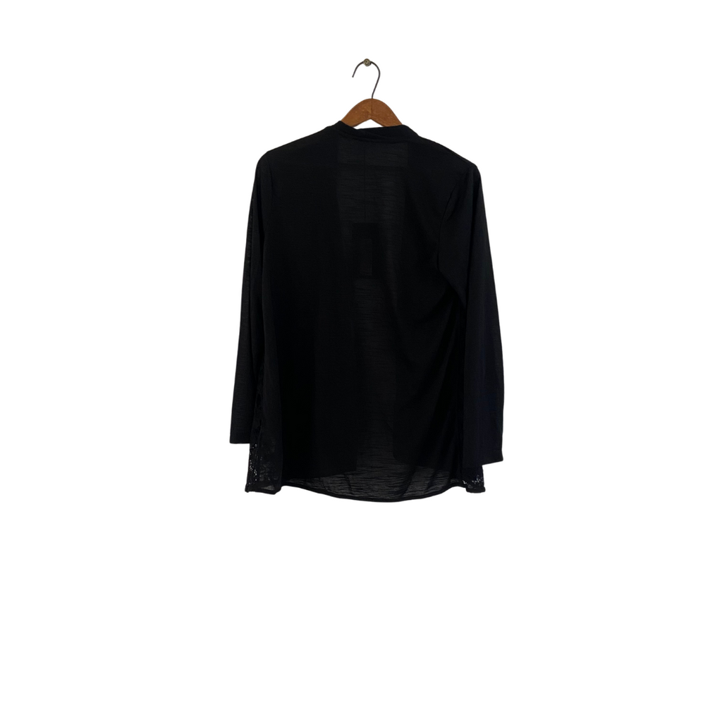 Marks & Spencer Collection Black Front-open Cover-up | Brand New |