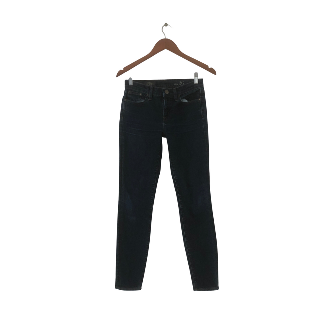 J.Crew Toothpick Dark Blue Denim Skinny Jeans | Gently Used |