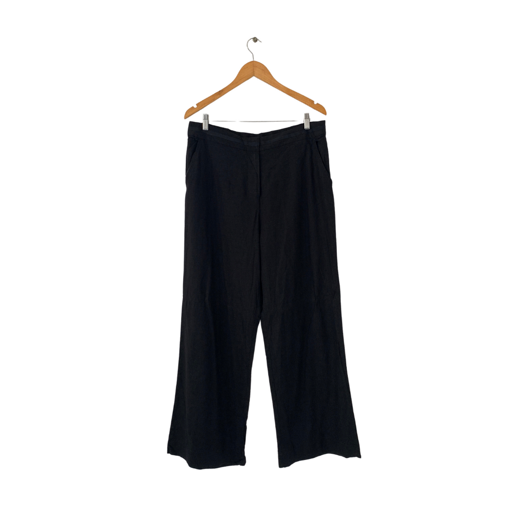 Marks & Spencer Black Wide-legged Pants | Gently Used |