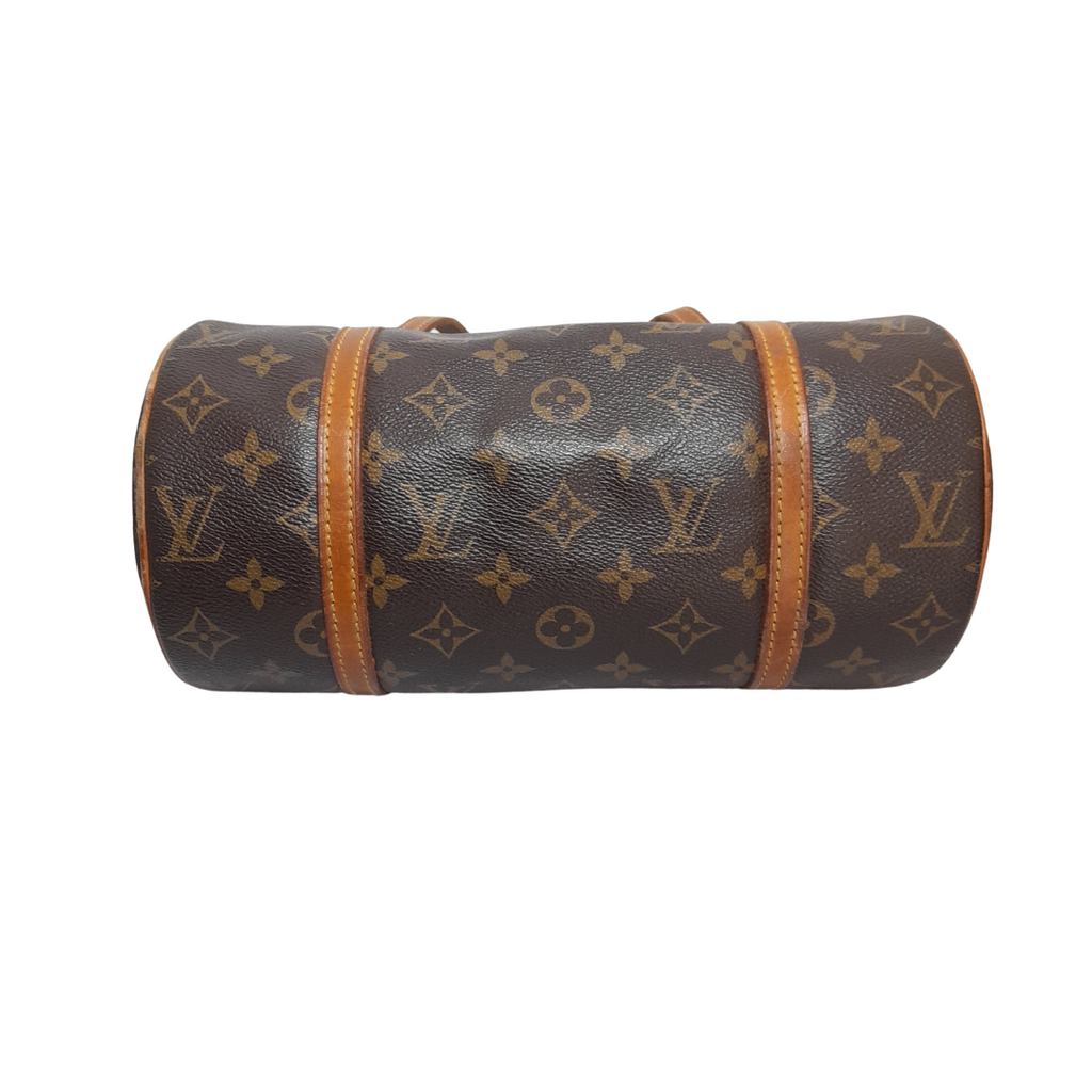 Louis Vuitton Brown Monogram Coated Canvas Papillon Bag | Pre Loved |