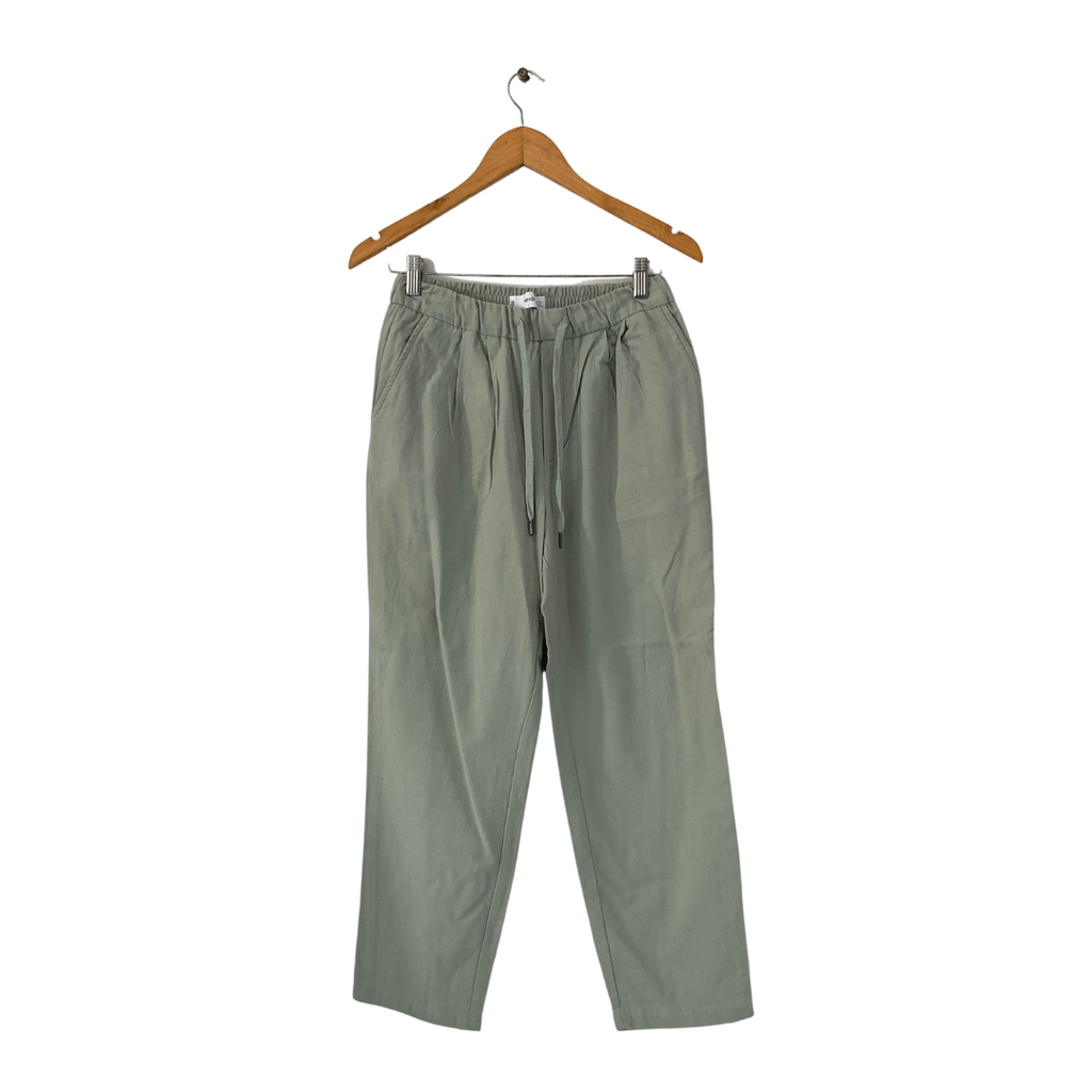 Mango Mint Green Cotton Pants | Pre Loved |