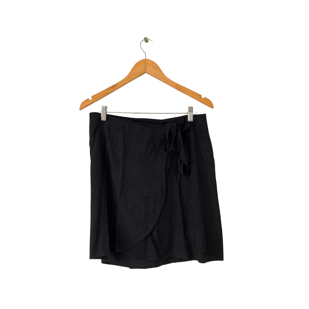 New Look Black Wrap Skirt | Gently Used |