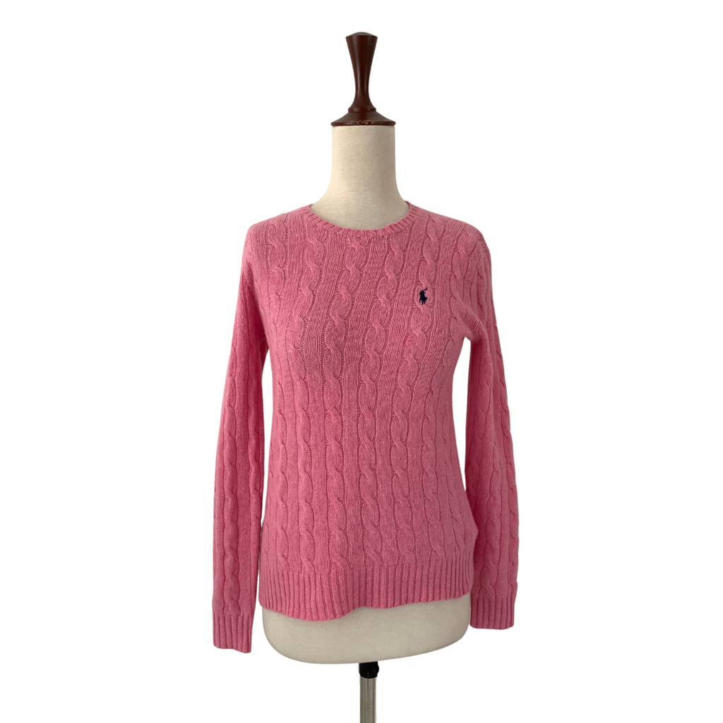 Polo Ralph Lauren Pink Cashmere Mix Sweater | Like New |