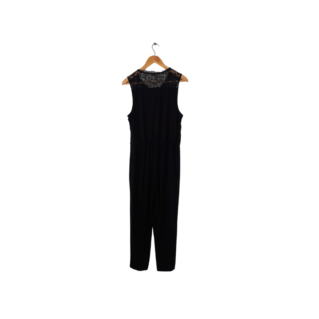 Laundry By Sheli Segal Black Sleeveless Jumpsuit | Pre Loved |