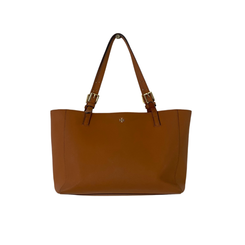 Tory Burch Brown Leather York Tote Bag | Pre Loved |
