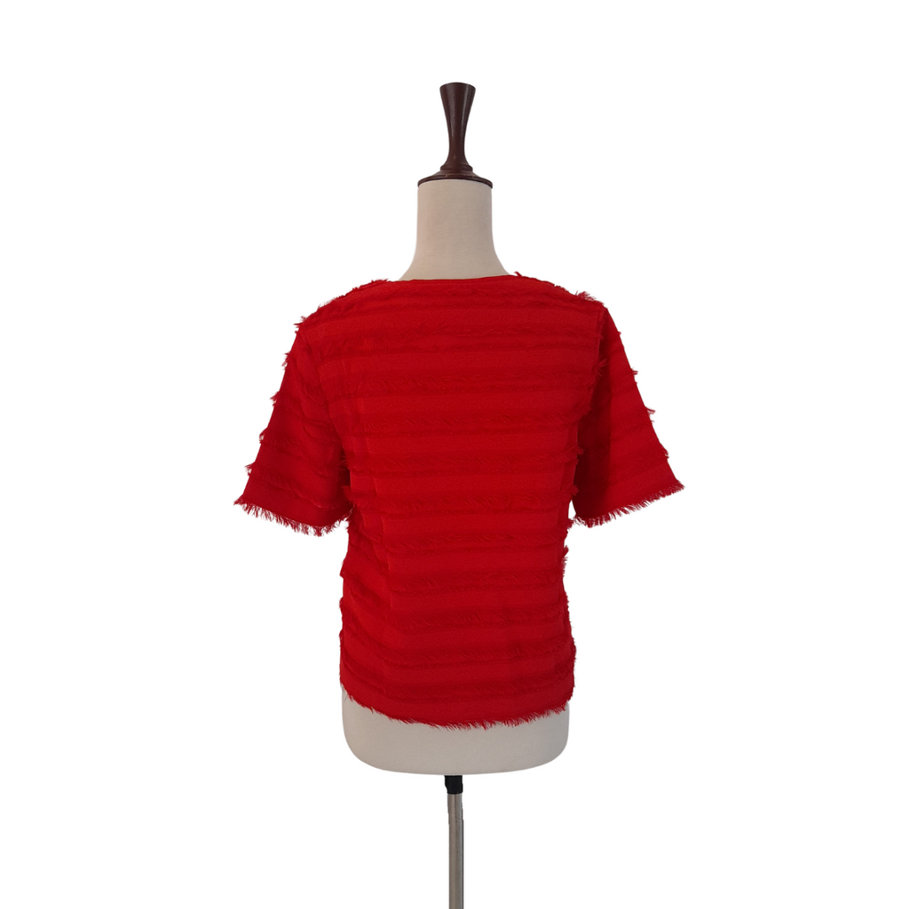 H&M Red Fringe Top | Gently Used |