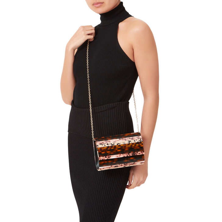 Kurt Geiger Multi-coloured Acrylic Clutch | Like New |