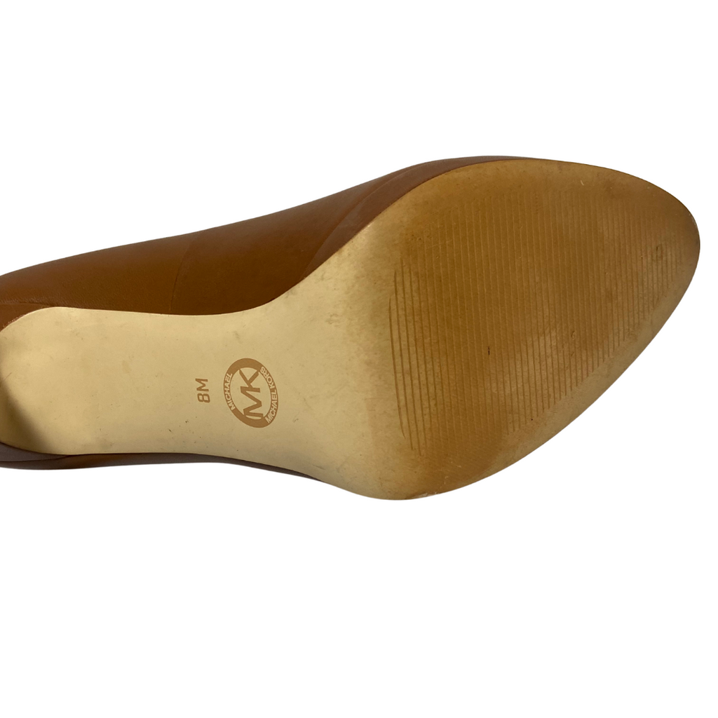 Michael Kors Tan Leather Heels | Pre Loved |