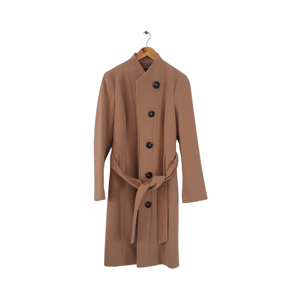 Marks and Spencer Camel Long Winter Coat | Gently Used |
