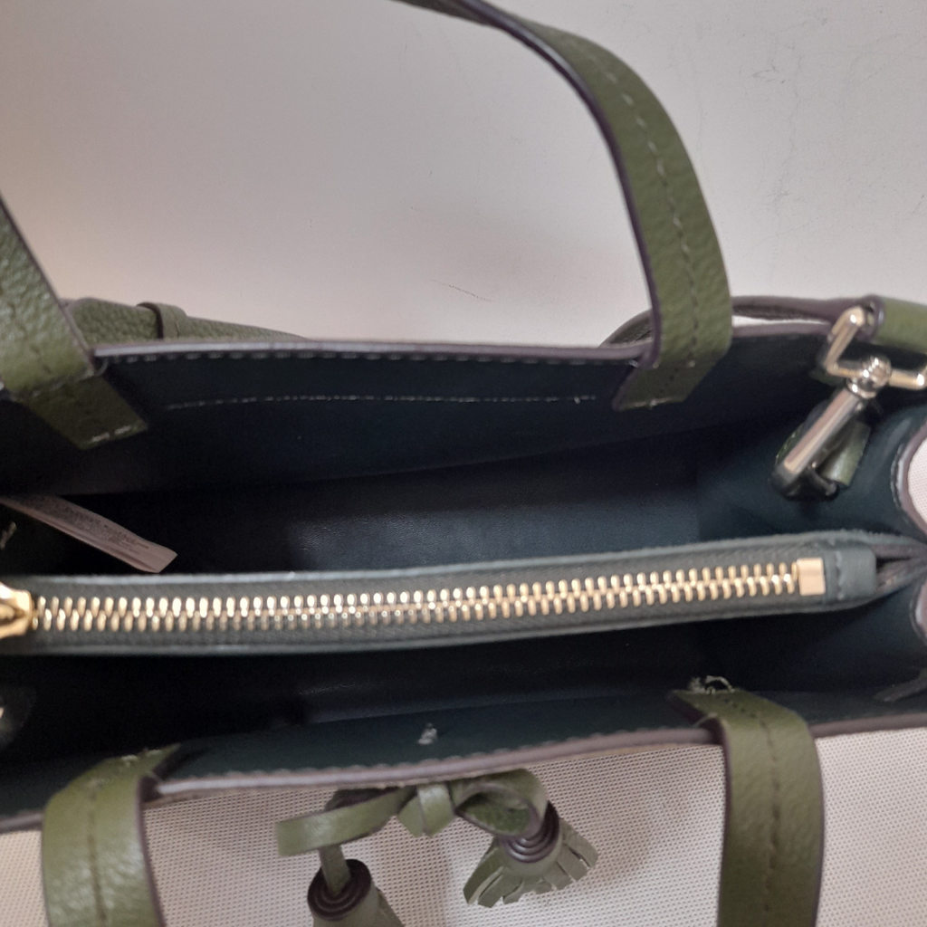 Kate Spade Army Green 'Hayes' Suede Small Satchel | Gently Used |