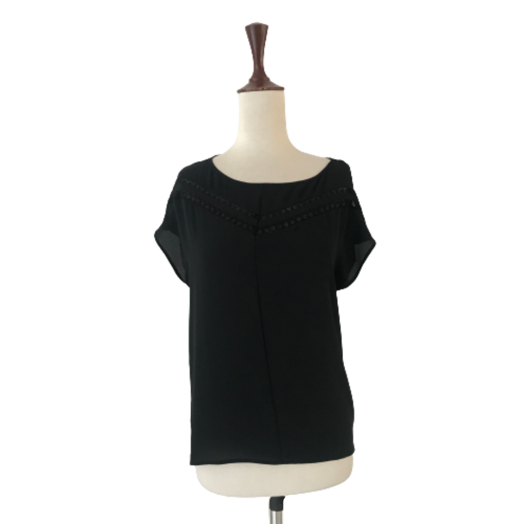 LOFT by Ann Taylor Black Blouse | Gently Used |