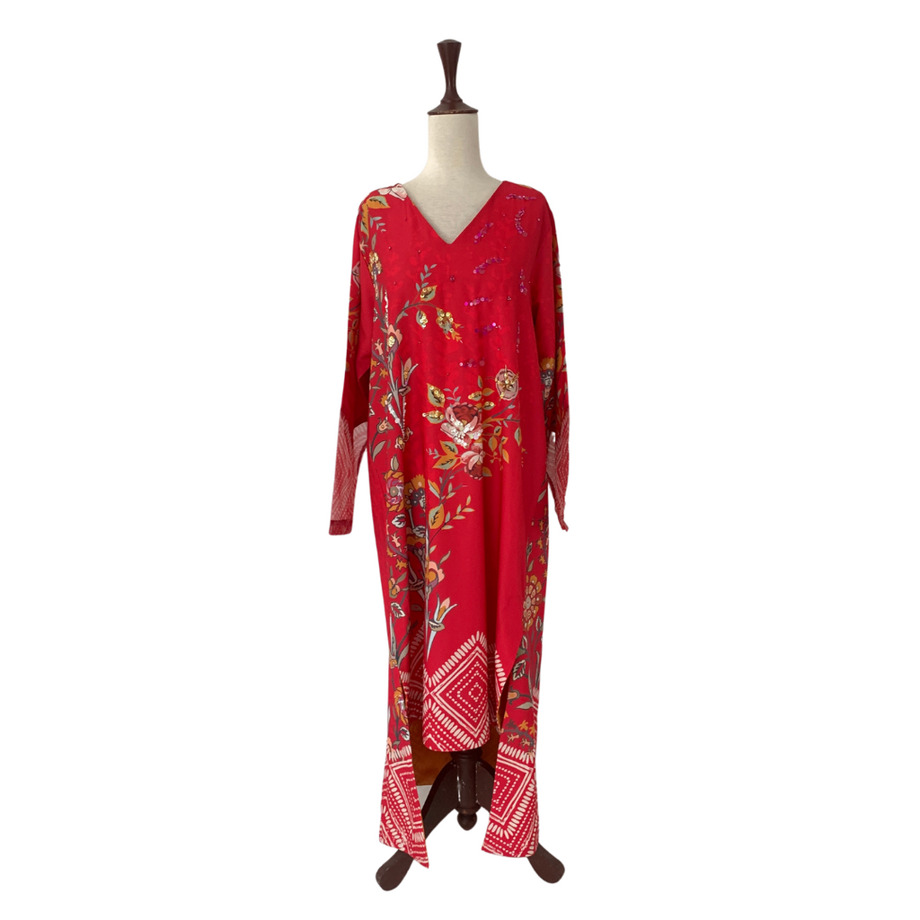 Lulusar Pink Printed Kameez | Brand New |