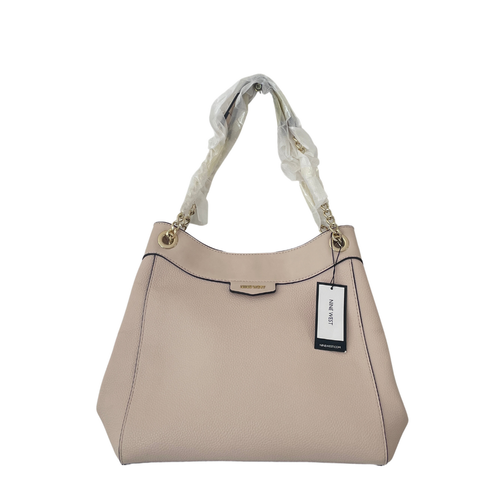 Nine West Cream Pebbled Shoulder Bag | Brand New |