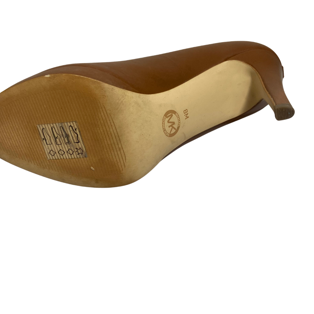 Michael Kors Tan Leather Heels | Pre Loved |