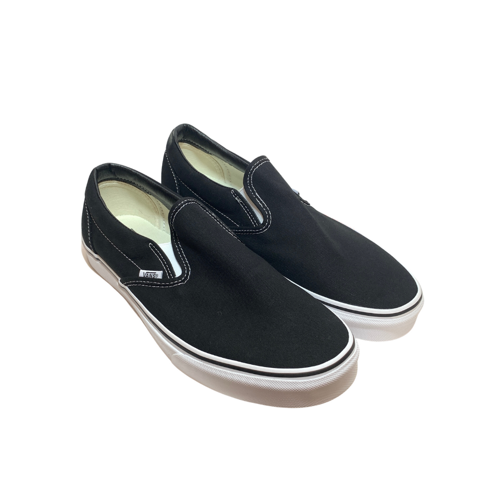 VANS Men's Black Classic Slip-on Shoes | Brand New |