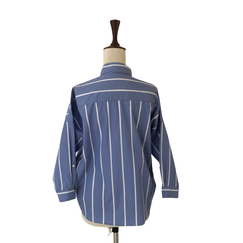 ZARA Blue & White Striped Knot Shirt | Gently Used |