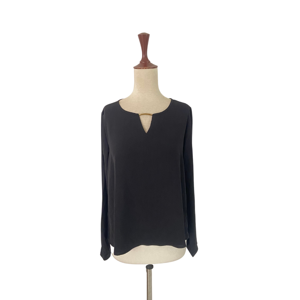 Mantra Black Top With Gold Bar | Brand New |