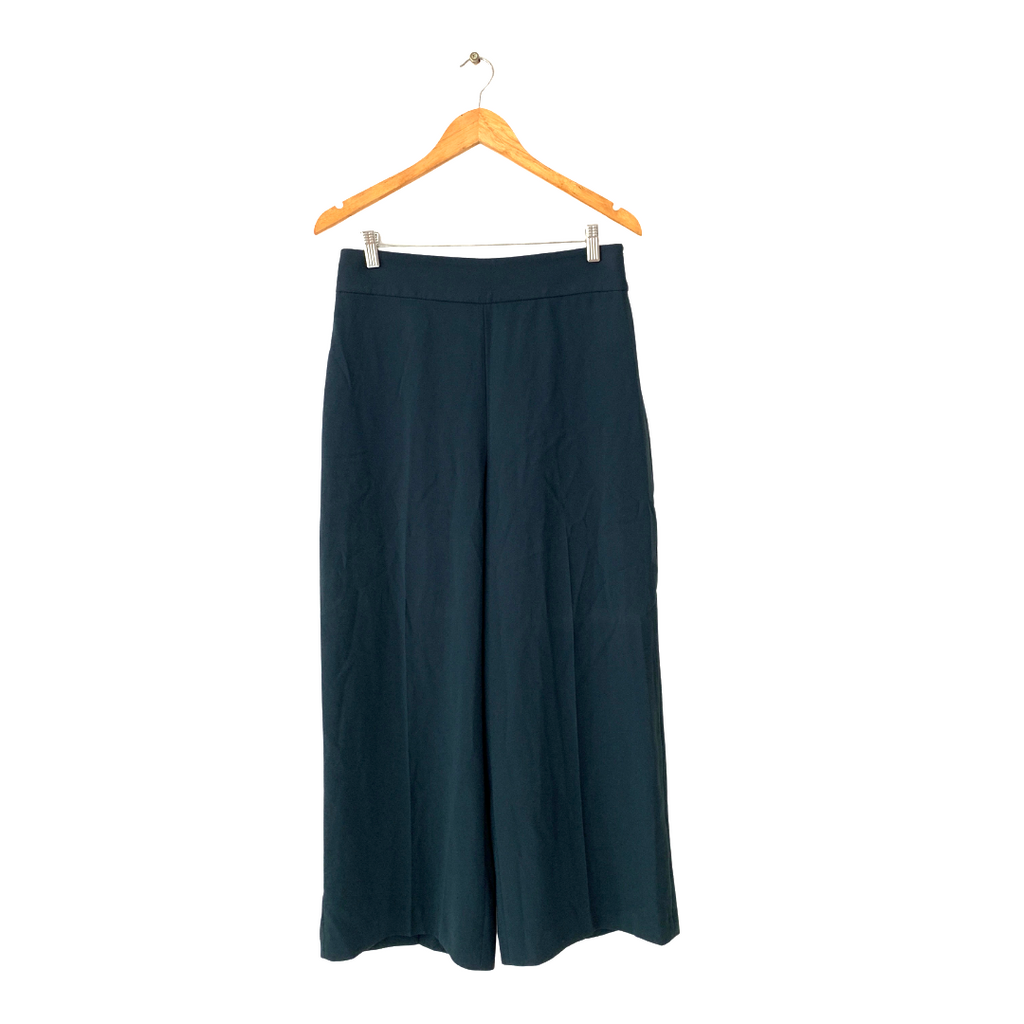 ZARA Emerald Green Wide Legged Pants | Like New |