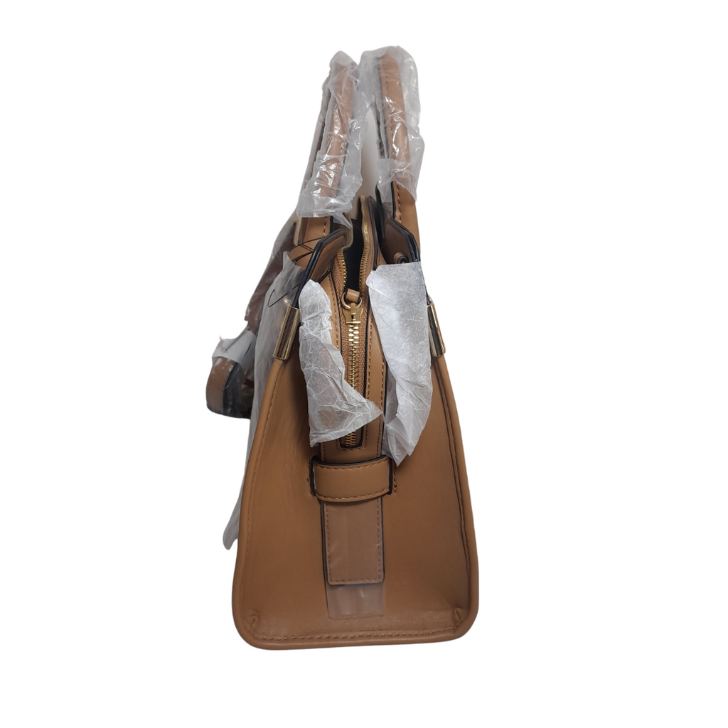 Nine West “Branwen” Blue & Tan Monogram Convertible Tote | Brand New |