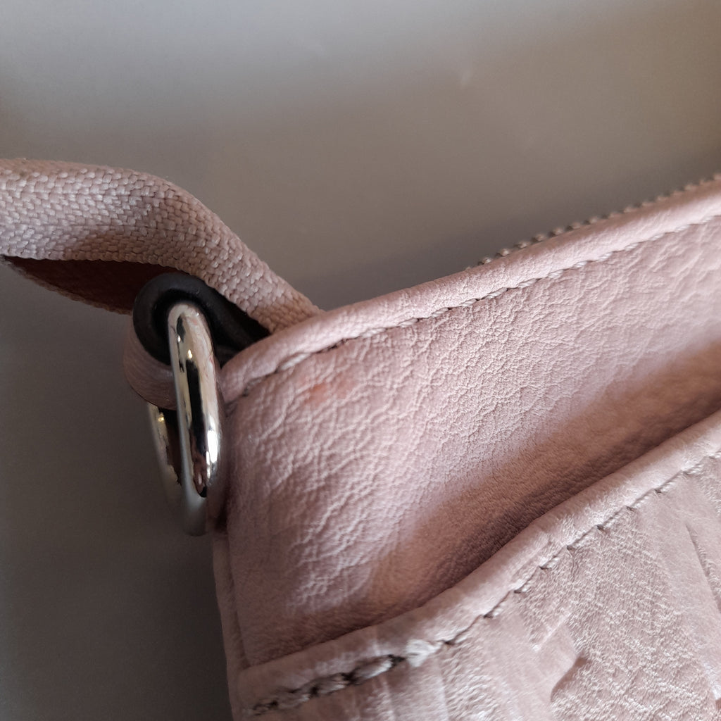 Steve Madden Light Pink Monogram Crossbody Bag | Pre Loved |