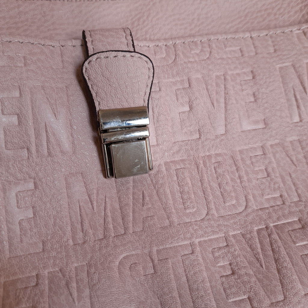Steve Madden Light Pink Monogram Crossbody Bag | Pre Loved |