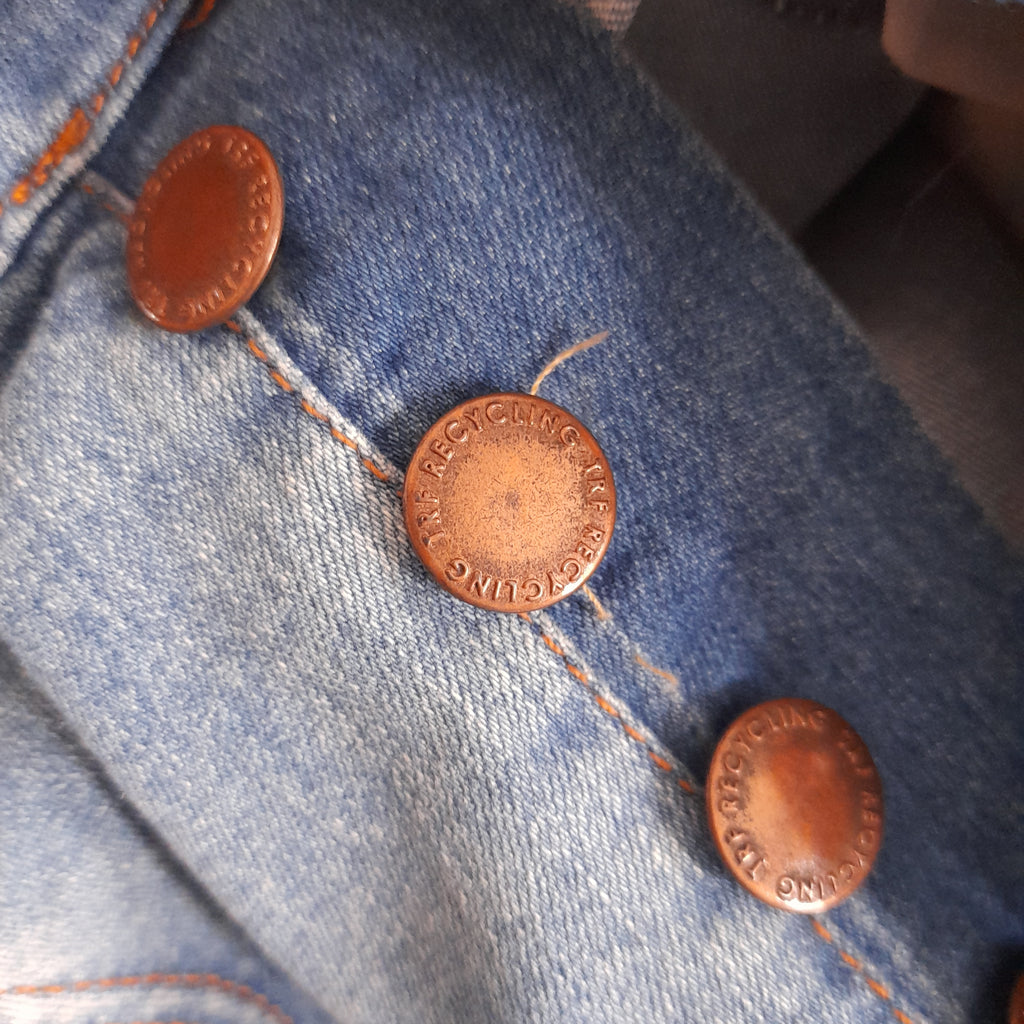 ZARA Blue Denim Skinny Stirrup Jeans | Gently Used |