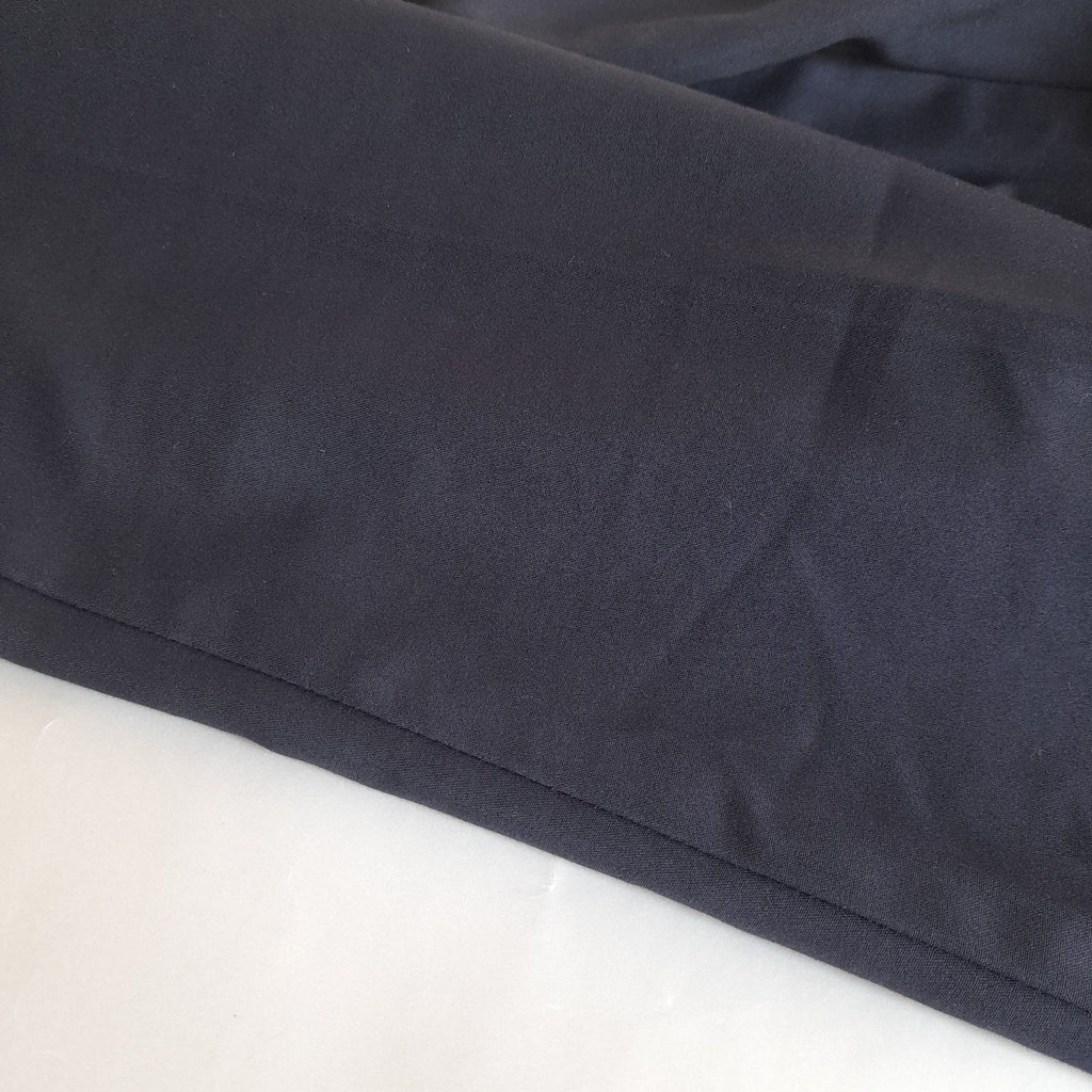 ZARA Navy Blue Straight Leg Pants | Pre Loved |