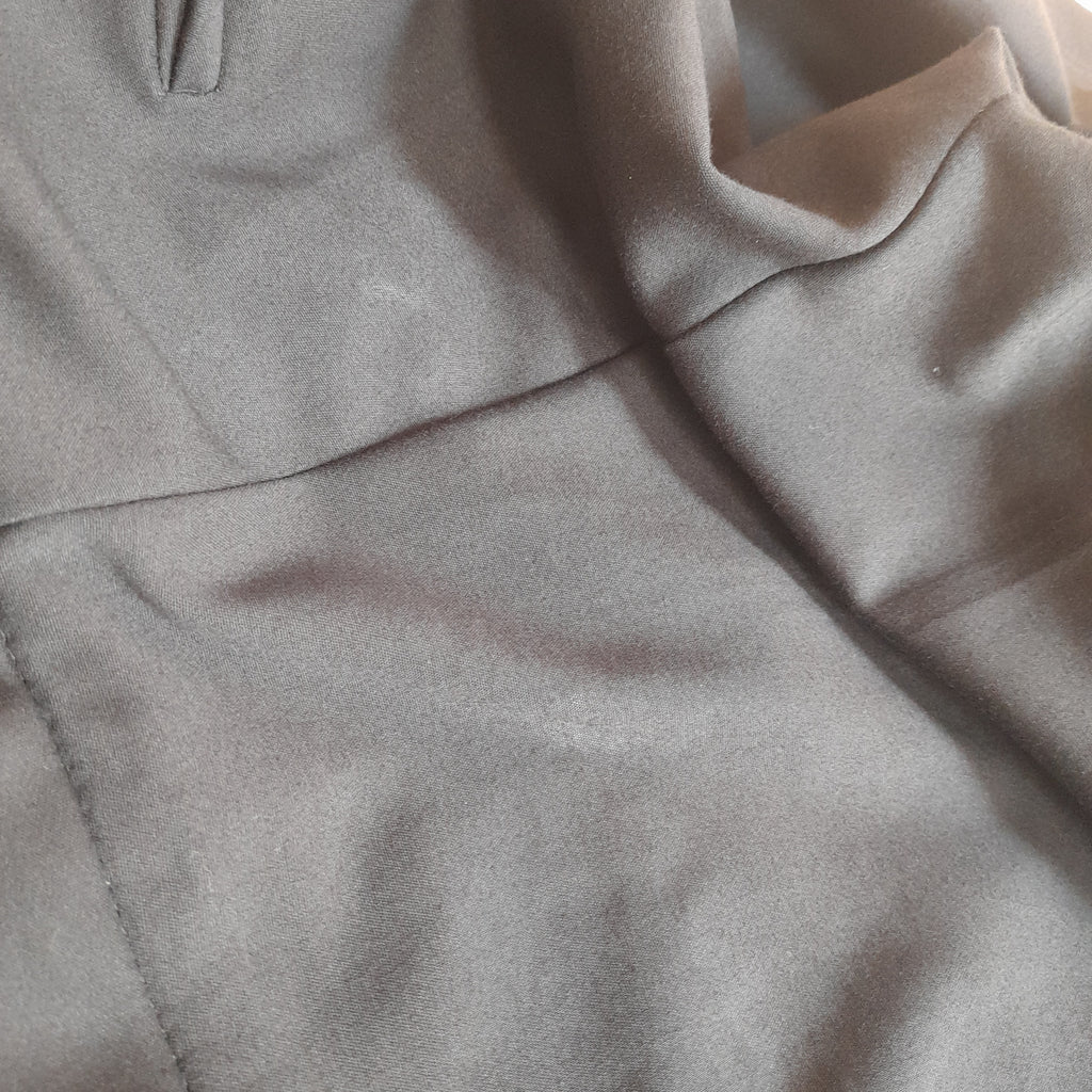 Mango Black Zipper Straight Leg Pants | Pre Loved |