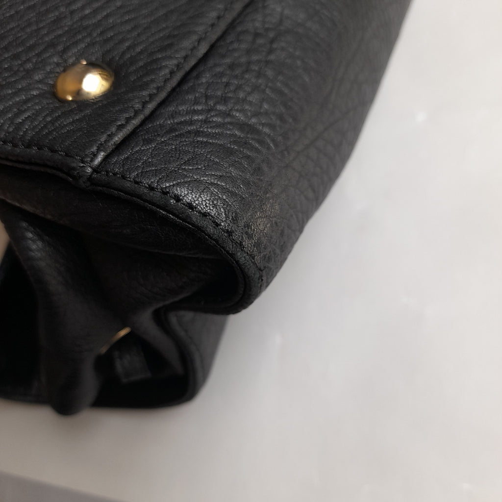 Jimmy Choo Black Leather 'Rosalie' Bag | Pre Loved |