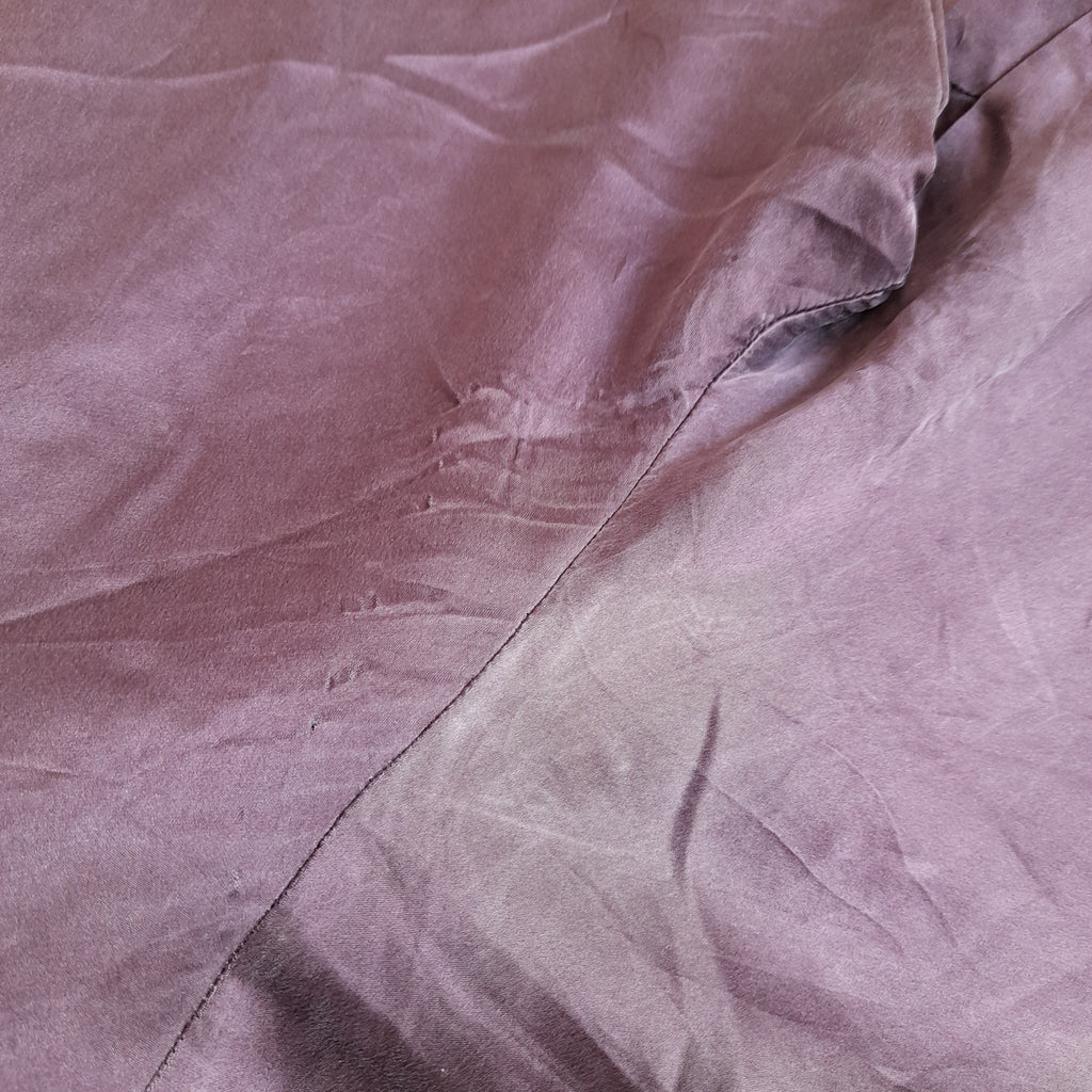 Peter Hahn Purple 100% Silk Collared Shirt | Gently Used |