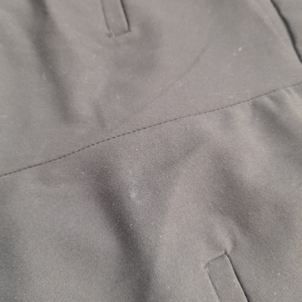 Mango Black Cuffed Straight Leg Pants | Gently Used |